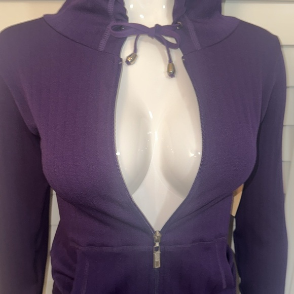 NWT WOMENS “FIT IN “  ribbed style purple activewear size : ONE SIZE - Picture 6 of 14